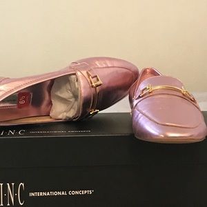International Concepts Pink loafers